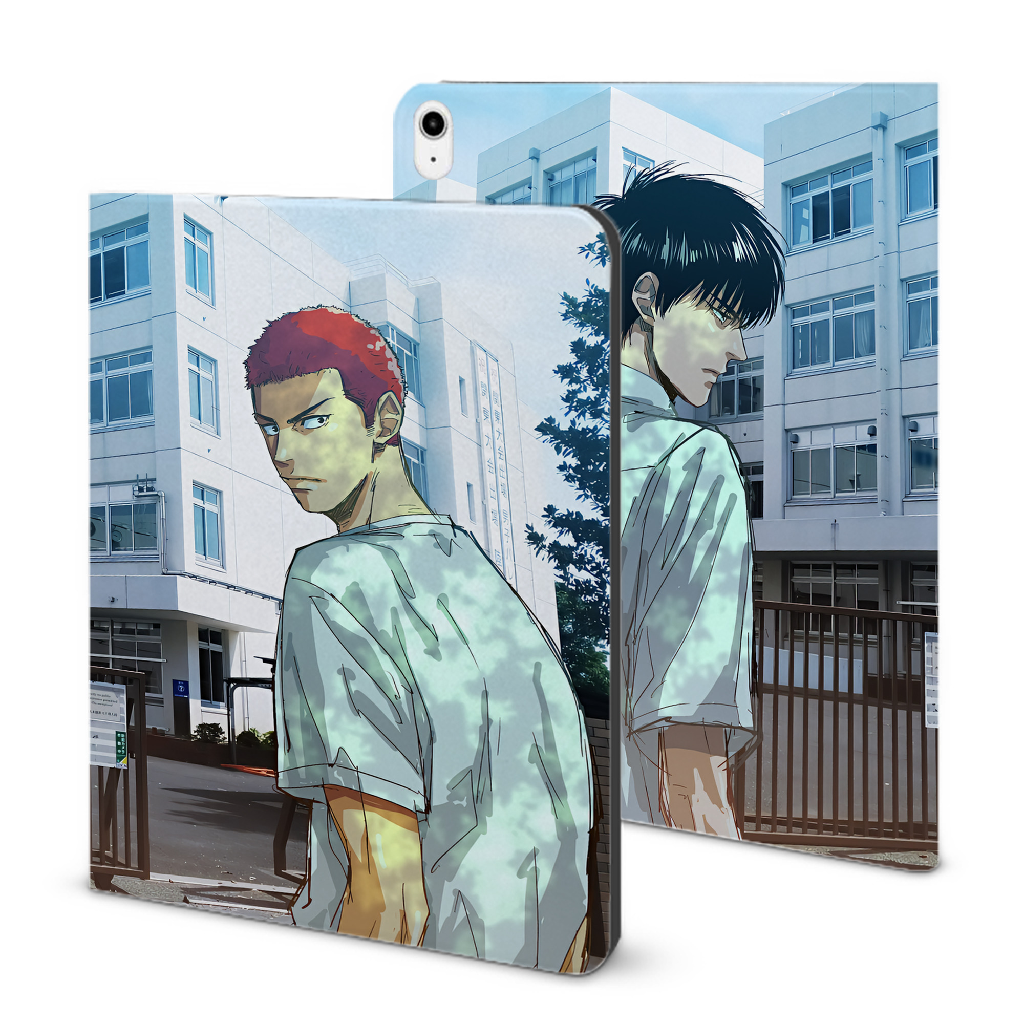 （画像用） SLAM DUNK／スラムダンク IPadケース ペンホルダー付き ブックスタイルデザイン
